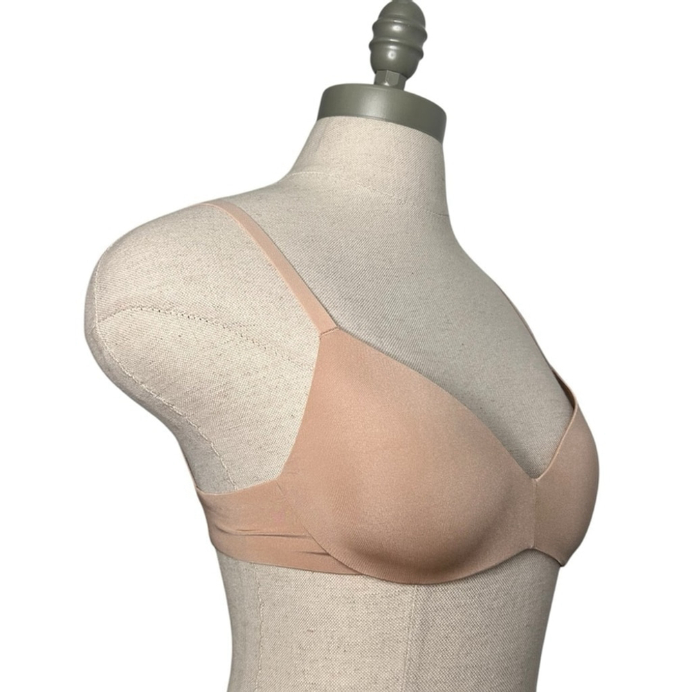 Skims Kim K Wireless Form PUSH-UP PLUNGE BRA in Mica Light Beige 34C - Picture 9 of 10